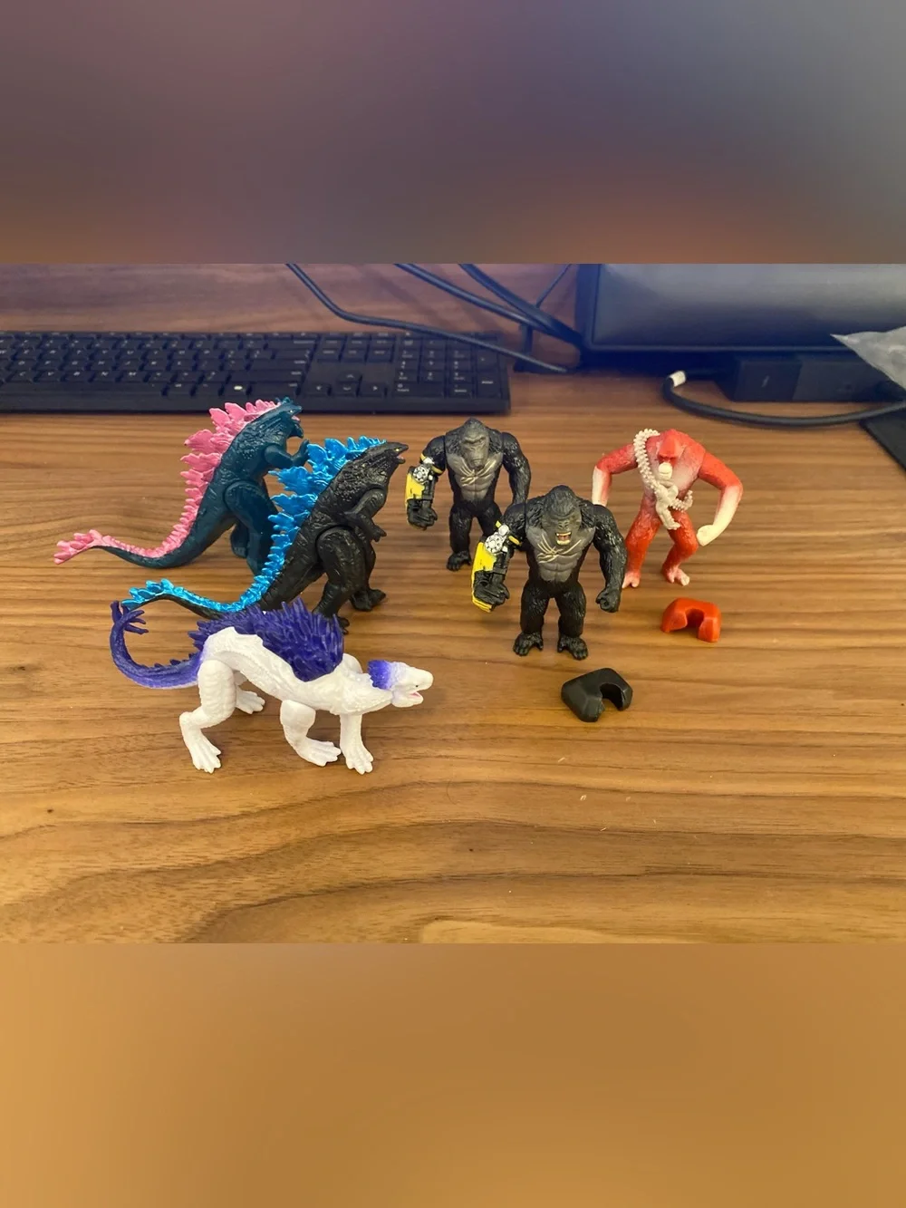 New Godzilla Kong & Monster Action Figure Lot 6 Figures